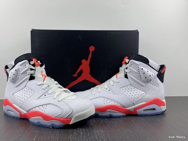 Kicked Out Shoe Store 384664-123 (2014) Jordan Retro Infrared 6 White 0709